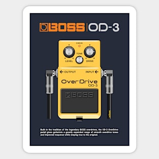 BOSS OD-3 Overdrive Sticker